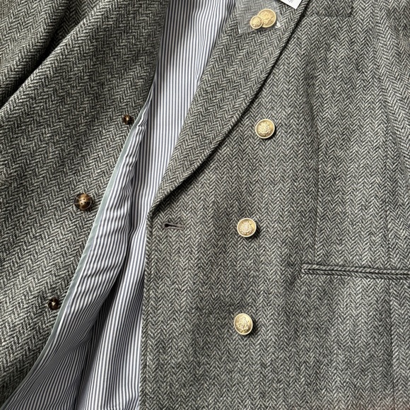 J. Crew Bristol blazer in graphite herringbone wool - Picture 10 of 12